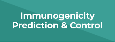 Immunogenicity Prediction & Control