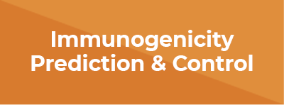Immunogenicity Prediction & Control